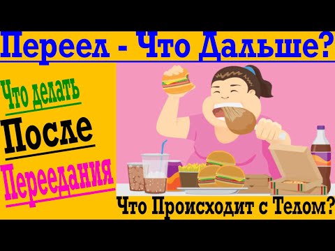 Видео: Как себе помочь, после переедания?