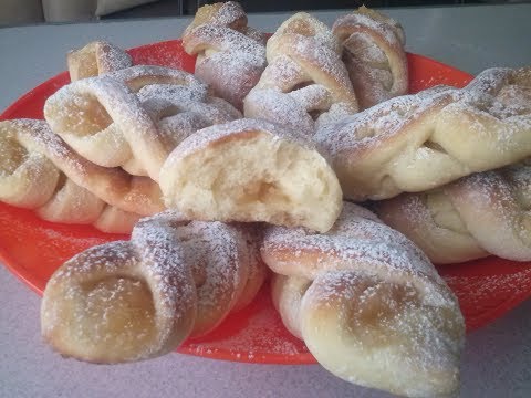 Видео: Булочки с яблочной начинкой!Muffins with Apple filling!