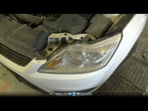 Видео: Как снять передние фары и поменять все лампы. Ford Focus II рестайлинг.