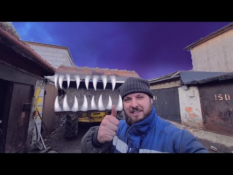 Видео: Замена ножа отвала и восстановление внутренней части челюсти.