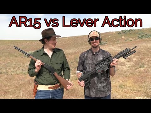 Видео: Рычажное оружие против AR15 для самообороны. Что лучше?