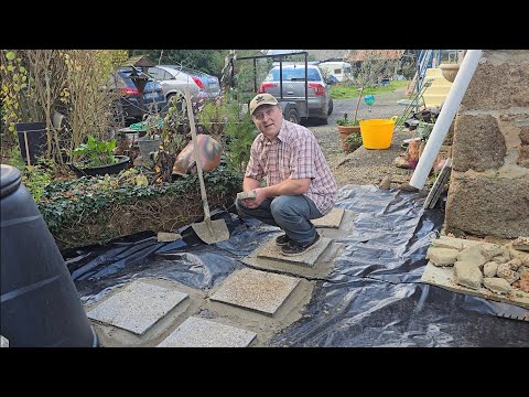 Видео: Завершено строительство садовой дорожки и пункта приема вторичной переработки!