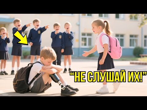 Видео: В Элитной Школе Все ИЗДЕВАЛИСЬ Над Мальчиком С Протезом, Пока Бедная Девочка Не...