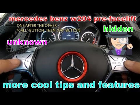 Видео: MERCEDES BENZ C CLASS W204 БОЛЬШЕ КРУТЫХ и НЕИЗВЕСТНЫХ функций + Советы + Хитрости