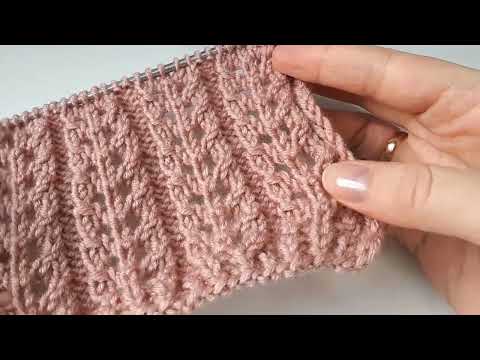 Видео: 👍100% ИДЕАЛЬНЫЙ УЗОР ДЛЯ СВИТЕРА. Ажурный узор спицами