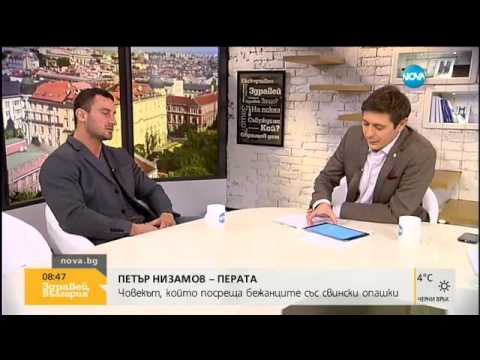 Видео: Ловецът на мигранти Петър Низамов изложи Виктор Николаев в с студиото на Нова Тв