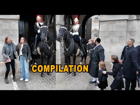 Видео: Лучшие моменты - 👑 Когда туристы нарушают правила… Королевская гвардия наносит ответный удар!