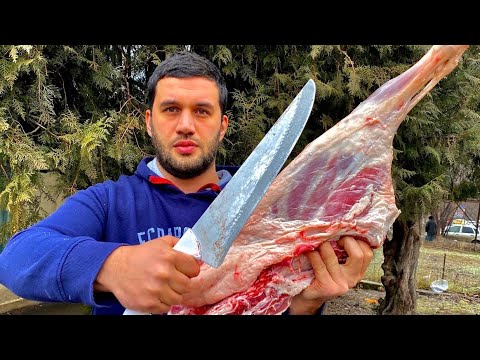 Видео: СУП ИЗ БАРАНЬЕЙ НОЖКИ. МЯСО ОТХОДИТ ОТ КОСТИ