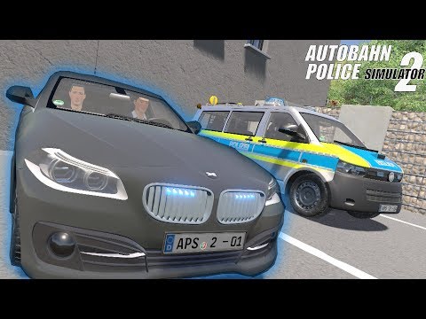 Видео: Autobahn Police Simulator 2 — Полицейская машина без опознавательных знаков реагирует! Геймплей 4K