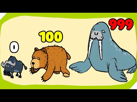 Видео: ЗООПАРК СТАНЕТ ЕЩЕ СИЛЬНЕЕ С КАЖДОЙ БИТВОЙ. Merge Animals My Perfect Zoo