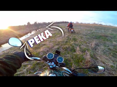Видео: ПО БЕЗДОРОЖЬЮ ДО РЕКИ - ПОКАТУШКА НА МОПЕДЕ АЛЬФА RX 110