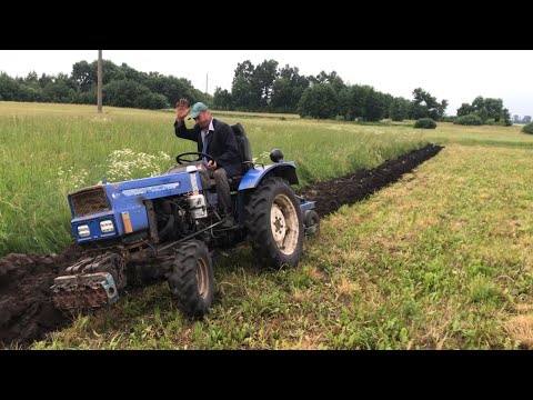Видео: Донгфенг 254 Рветься а плуг тріщить! Піднімаємо чорнозем однокорпусним плугом