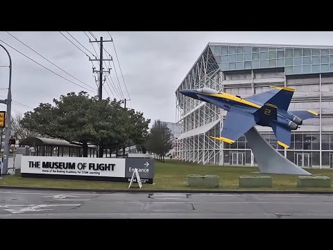 Видео: Музей авиации и космоса в Вашингтоне The Museum Of Flight Seattle, Washington ￼￼