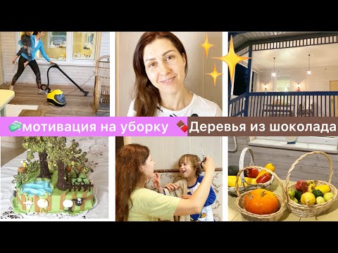Видео: 🔥Супер мотивация на уборку к осени🍁 🍫Готовим шоколадные деревья 👩‍🍳🧑‍🎤Решила покрасить волосы