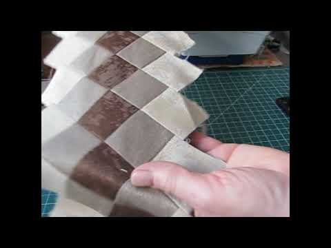 Видео: Бордюр для покрывала в технике семинолы.