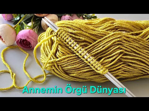 Видео: Этот узор вяжется так быстро, что вы сможете связать и носить шарф или кардиган всего за 3 дня.