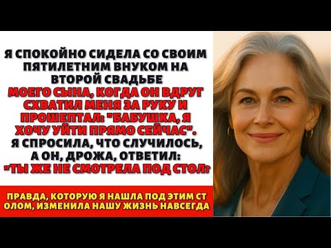 Видео: Мой внук сказал мне заглянуть под стол на свадьбе его отца