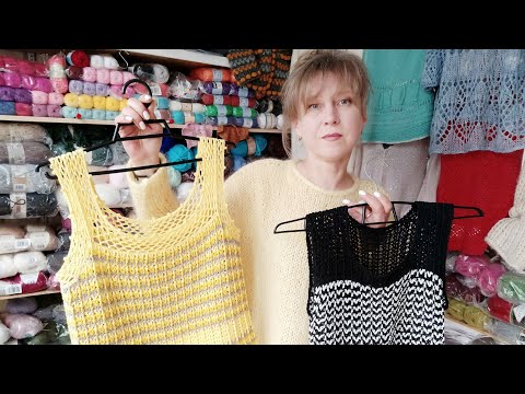 Видео: Две майки крючком