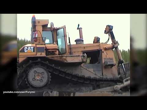 Видео: Добыча золота на Колыме. Артель Элита. Поселок Мальдяк. Работает бульдозер Caterpillar D10N