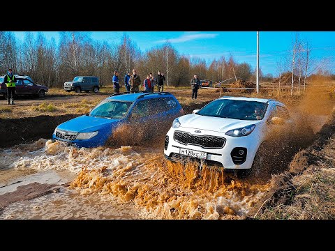 Видео: НИКТО НЕ ДУМАЛ, ЧТО ОНИ ТАК МОГУТ! Subaru, KIA Sportage, Suzuki, Renault, Vilkswagen на бездорожье