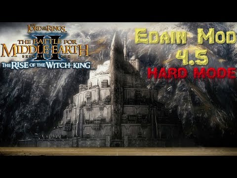 Видео: Властелин Колец: Edain Mod 4.5 - Осада Минас Тирита/Siege of Minas Tirith [HARD MODE]