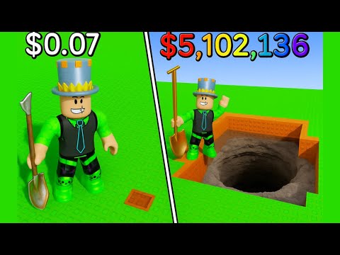 Видео: ВЫКОПАЛ ЯМУ РЖАВОЙ ЛОПАТОЙ в РОБЛОКС! Выкопайте 1 миллион блоков чтоб пройти на новый уровень!