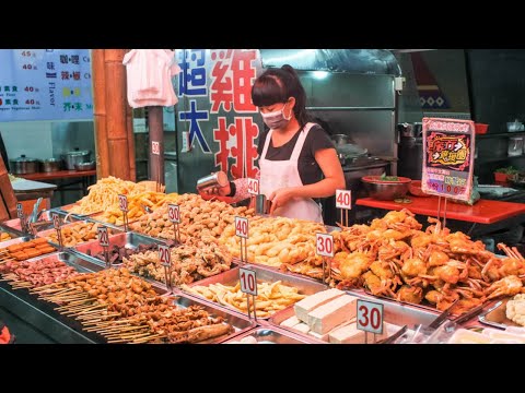 Видео: Очень ИНТЕРЕСНЫЙ южнокорейский ночной рынок! 🇰🇷~287