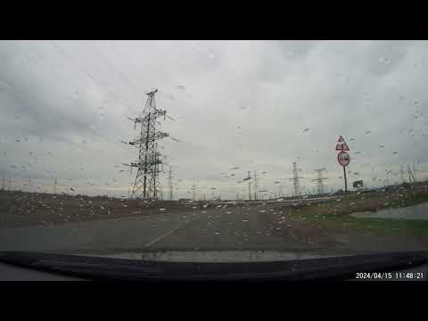 Видео: Трасса г. Балаково - г. Пугачёв (Николаевск) - с. Ивантеевка. 15 апреля 2024 г.