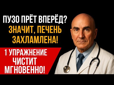 Видео: Застой исчезает моментально! Метод Микулина чистит печень и живот — отёки и жир тают