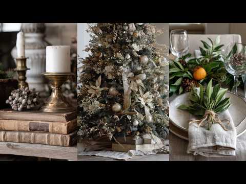 Видео: Идеи рождественского декора 2025: естественные, нейтральные и вневременные идеи для дома отдыха (...