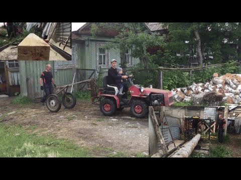 Видео: Шинная пилорама снова в деле!