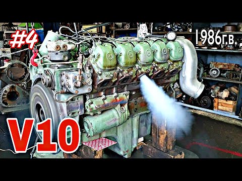 Видео: #V10///запуск на столе///цена ремонта///покраска