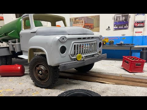 Видео: Газ 53 установка мотора 👨‍🔧 и насоса , gaz RC 1:12 lkw 