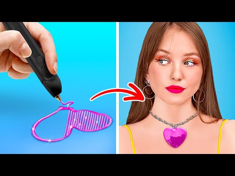 Видео: ДЕЛАЙ КАК ГЕНИЙ! 💖🌟 Крутые проекты и идеи с 3D ручкой и клеевым пистолетом от 123 GO! Planet