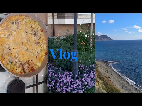 Видео: Анапа/готовлю рыбу в соусе/мой бьют уход/новая набережная/влог