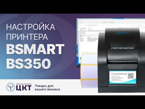 Видео: Настройка принтера BSmart BS350