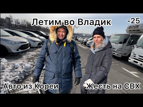 Видео: Зимний перегон из Владивостока Ч1 / KIA MOHAVE, CARNIVAL / Летим забирать авто из Кореи, цены на СВХ