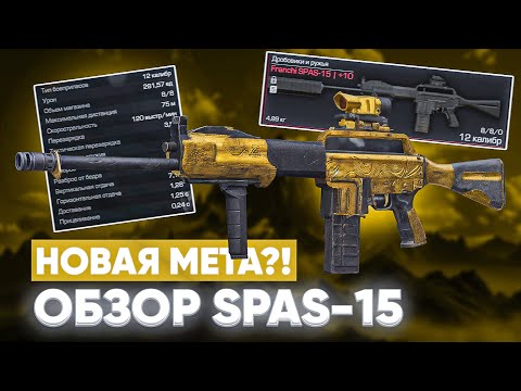 Видео: SPAS-15 - НОВЫЙ КОРОЛЬ ДРОБОВИКОВ?! ШОКИРУЮЩИЙ ОБЗОР В STALCRAFT: X! РОЗЫГРЫШ СТАЛКРАФТ!