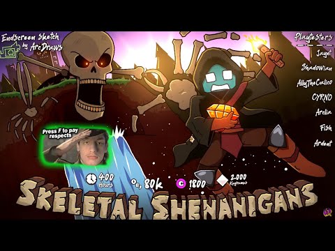Видео: "Skeletal Shenanigans" и другие уровни ГД - Реакция