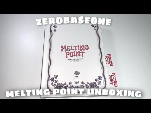 Видео: *:.распаковка альбома zerobaseone melting point | kpop album unboxing｡.:*