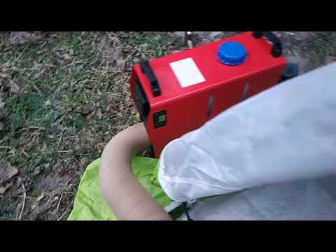 Видео: Дизельная автономка в палатку. Первое испытание.