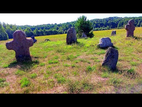 Видео: Каменные кресты в Витебской области