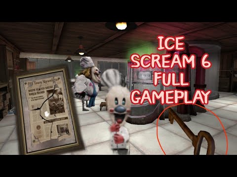 Видео: Ice Scream 6 Полное Прохождение (На Харде)