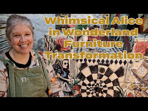 Видео: Причудливая трансформация мебели в стиле «Алисы в стране чудес»