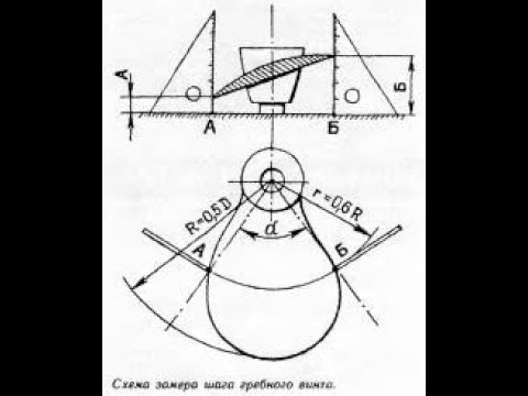 Видео: Измерение шага винта подручными средствами.