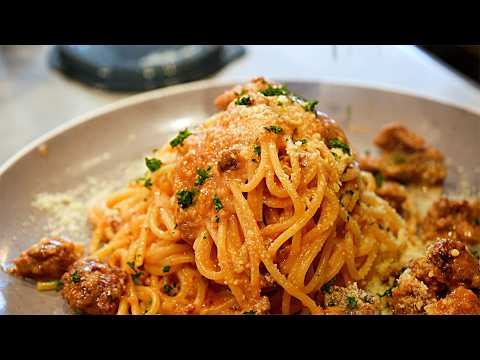 Видео: Болоньезе по-японски – настоящая паста с кусочками говядины, приготовленная в Японии