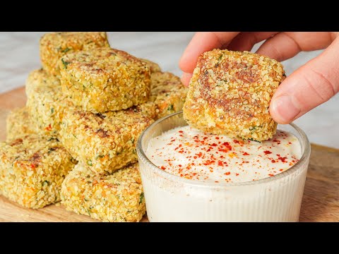 Видео: Полезный перекус из киноа! Лёгкие и вкусные кубики! Без духовки!