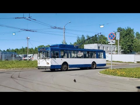 Видео: Троллейбус, маршрут №16 МТрЗ-6223 б.5320 (30.05.2021) Санкт-Петербург