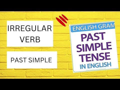 Видео: PAST SIMPLE IRREGULAR VERB | IRREGULAR VERB ҚАЗАҚША ТҮСІНДІРМЕ | ӨТКЕН ШАҚ БҰРЫС ЕТІСТІК #pastsimple