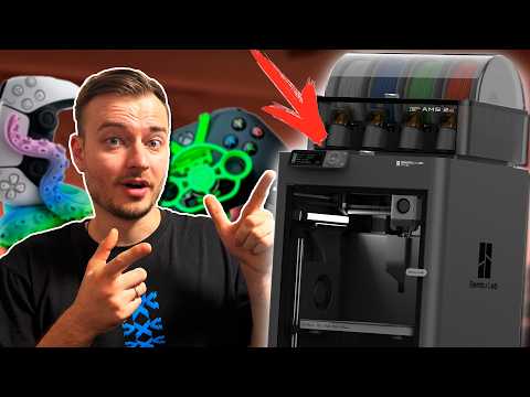 Видео: Купил 3D принтер для печати аксессуаров на Xbox и PlayStation - Bambu Lab P1S